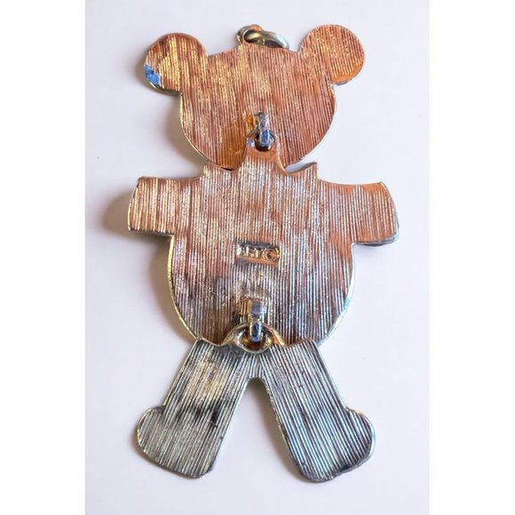 Vintage Art Panda Bear Pendant Charm Dangle Moving Dancing - Picture 2 of 14